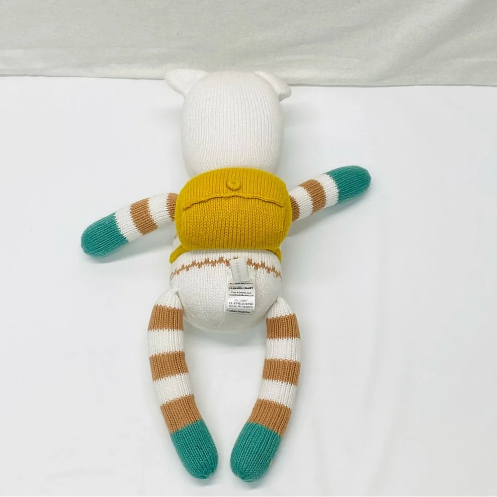 Pottery Barn Modern Baby Traveling Alpaca Plush Organic Cotton Knit Finn& Emma